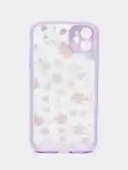 Ледяной чехол на Айфон (iPhone) 11, XR, 7, 8 Plus, SE, 12, 13, 14, 15 Pro Max, пластиковый