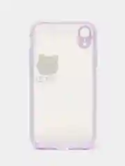 Сиреневый чехол на Айфон (iPhone) 11, XR, 7, 8 Plus, SE, 12, 13, 14, 15 Pro Max, пластиковый