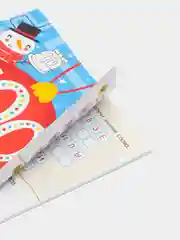 Голубой книга "100 новогодних задачек"