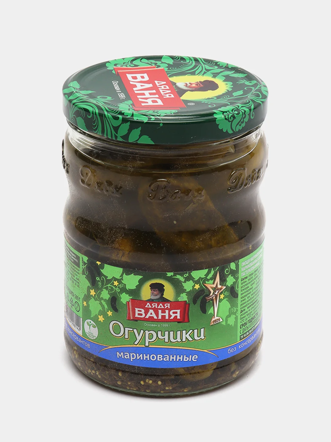 Огурчики маринованные  950 гр  "Дядя Ваня"