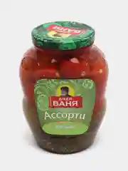 Ассорти овощное "Огурцы и томаты", 1800 г "Дядя Ваня"