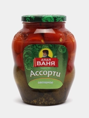 Ассорти овощное "Огурцы и томаты", 1800 г "Дядя Ваня"