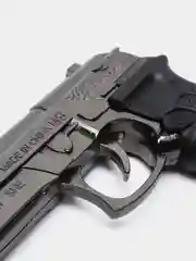 Зажигалка с лазерной указкой "Беретта", на подставке, пьезо, 11 х 13 см