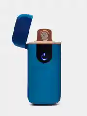 Зажигалка электронная, спираль, сенсор, USB, синяя, 7.9 х 3.1 см
