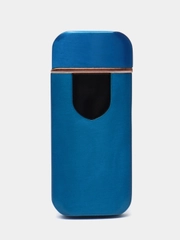 Зажигалка электронная, спираль, сенсор, USB, синяя, 7.9 х 3.1 см