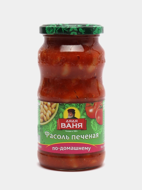 Фасоль печеная по-домашнему, 480 гр, "Дядя Ваня"