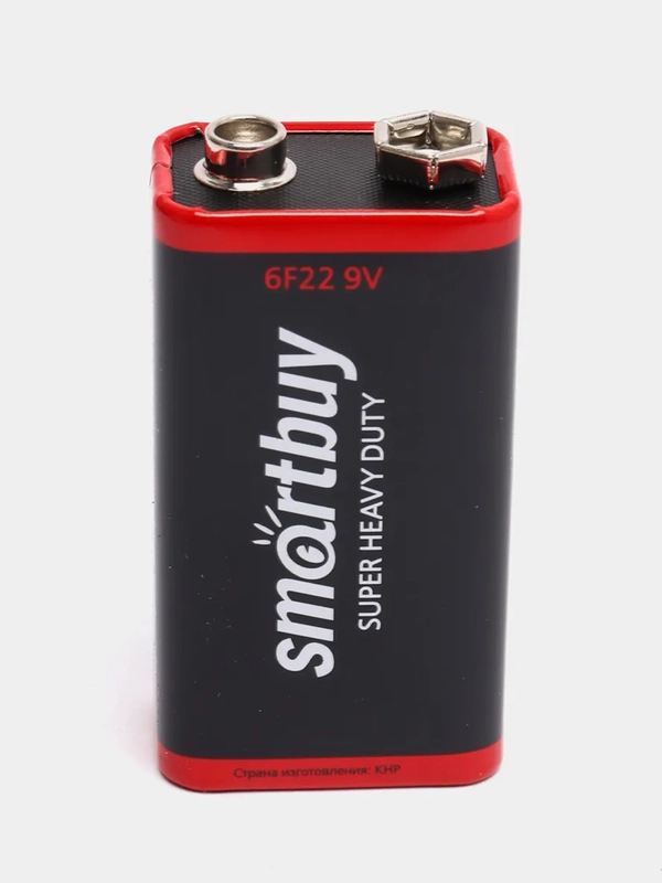 Батарейка крона 6F22 Smartbuy, 9V