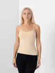 Бежевый классическая майка женская Lentex Classic