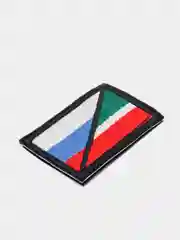Хаки шеврон нашивка: флаг РФ и РТ, на липучке