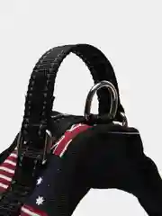 Алый шлейка для собак мелких, средних, крупных пород с ручкой светоотражающая, регулируемая