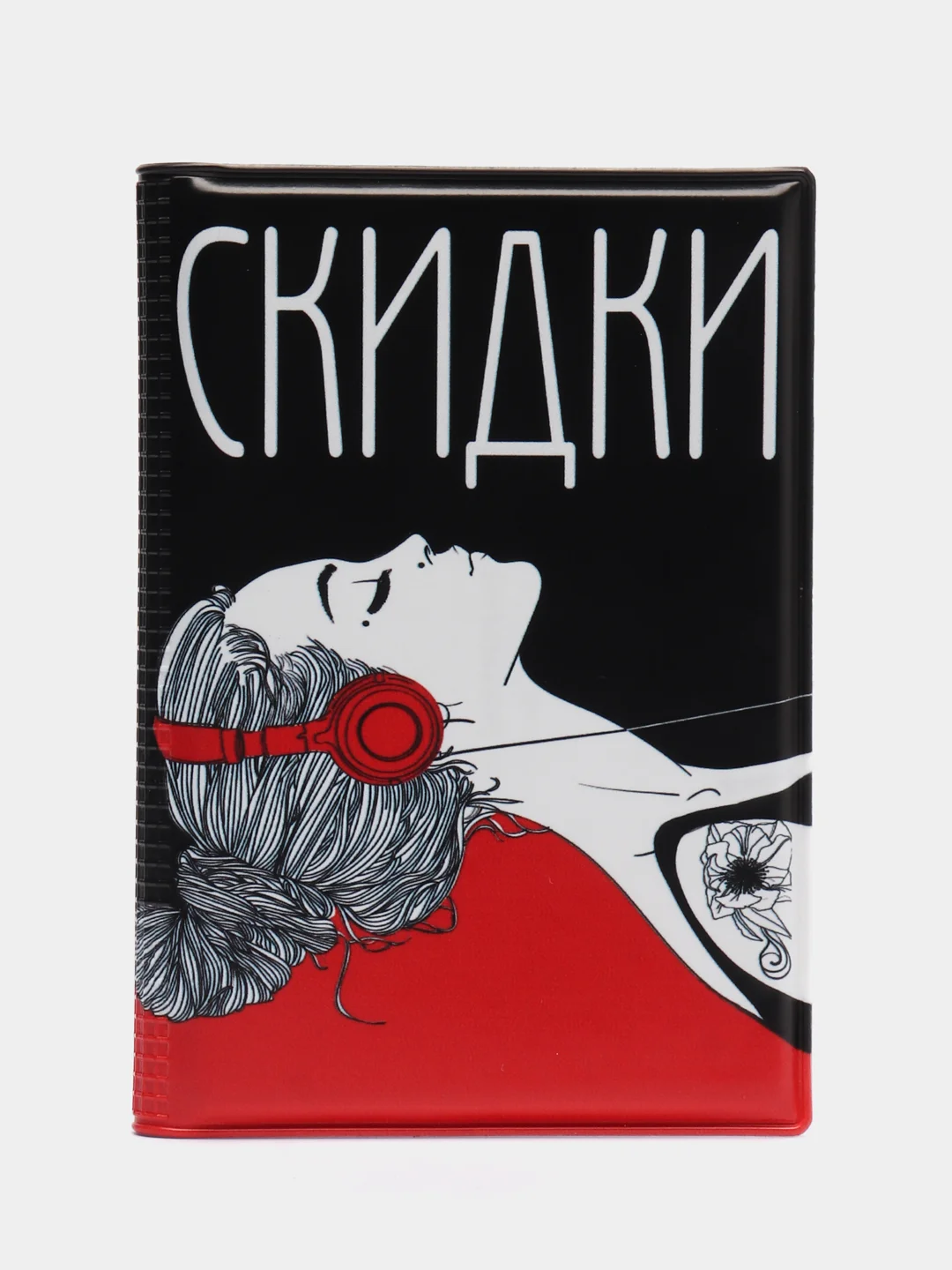 Черный кредитница,визитница, футляр-обложка для бонусных и кредитных карт
