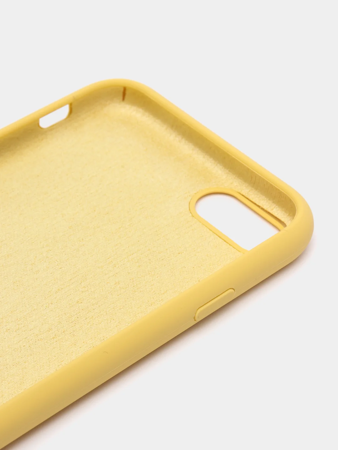 Желтый чехол Silicone Case для iPhone (айфон) 7, 8, XS, XR, 11, 12, 13, XS Max, Pro, Max, Plus, силиконовый