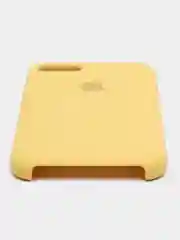 Желтый чехол Silicone Case для iPhone (айфон) 7, 8, XS, XR, 11, 12, 13, XS Max, Pro, Max, Plus, силиконовый