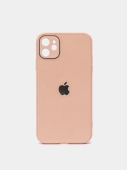 Чехол для Айфон 13, 12, 11 Pro Max, mini, XS, X, XR, 7, 8 Plus со стеклянной панелью