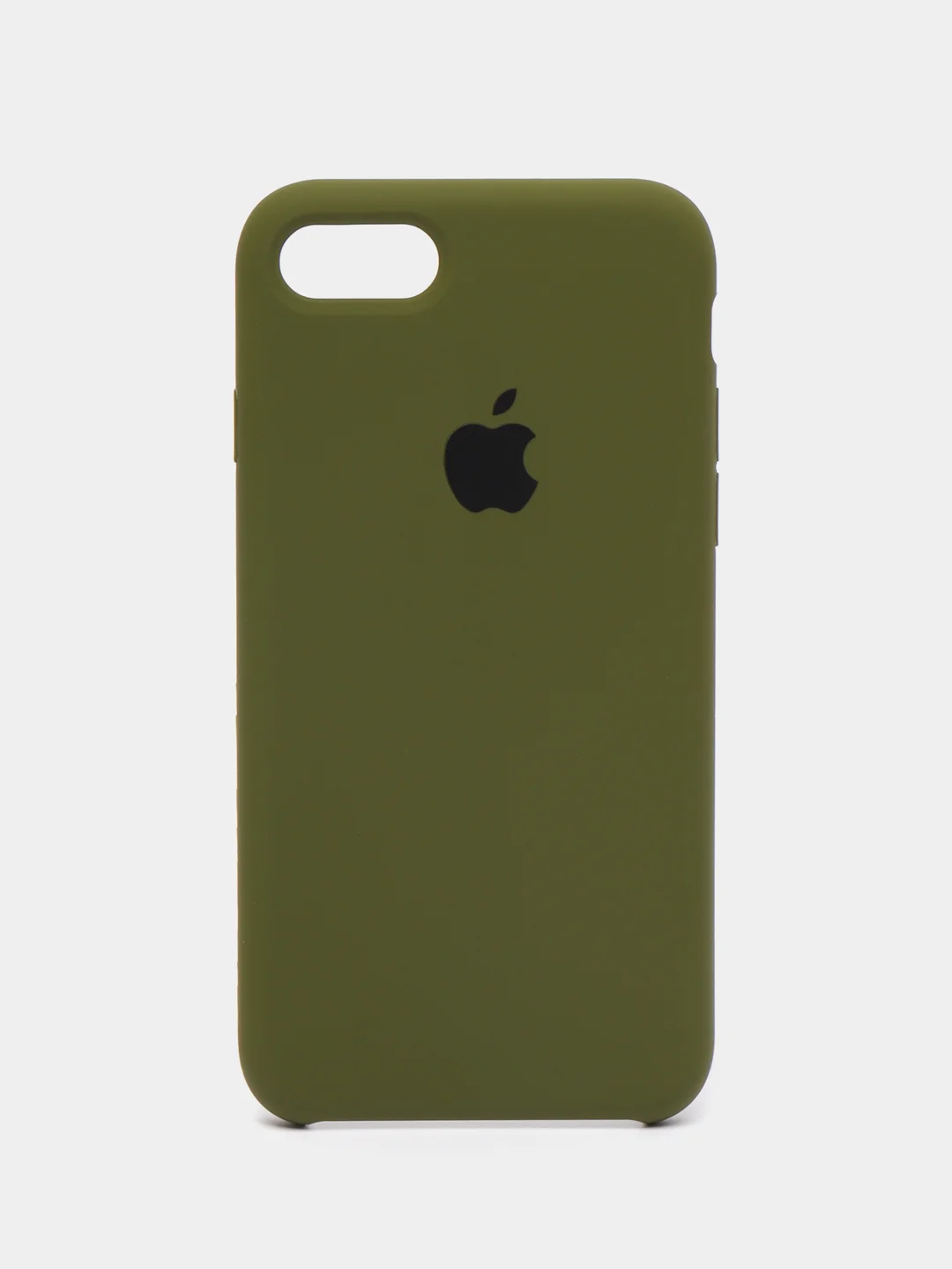 Зелёный хаки чехол Silicone Case для iPhone (айфон) 7, 8, XS, XR, 11, 12, 13, XS Max, Pro, Max, Plus, силиконовый