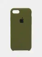 Зелёный хаки чехол Silicone Case для iPhone (айфон) 7, 8, XS, XR, 11, 12, 13, XS Max, Pro, Max, Plus, силиконовый