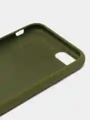 Зелёный хаки чехол Silicone Case для iPhone (айфон) 7, 8, XS, XR, 11, 12, 13, XS Max, Pro, Max, Plus, силиконовый