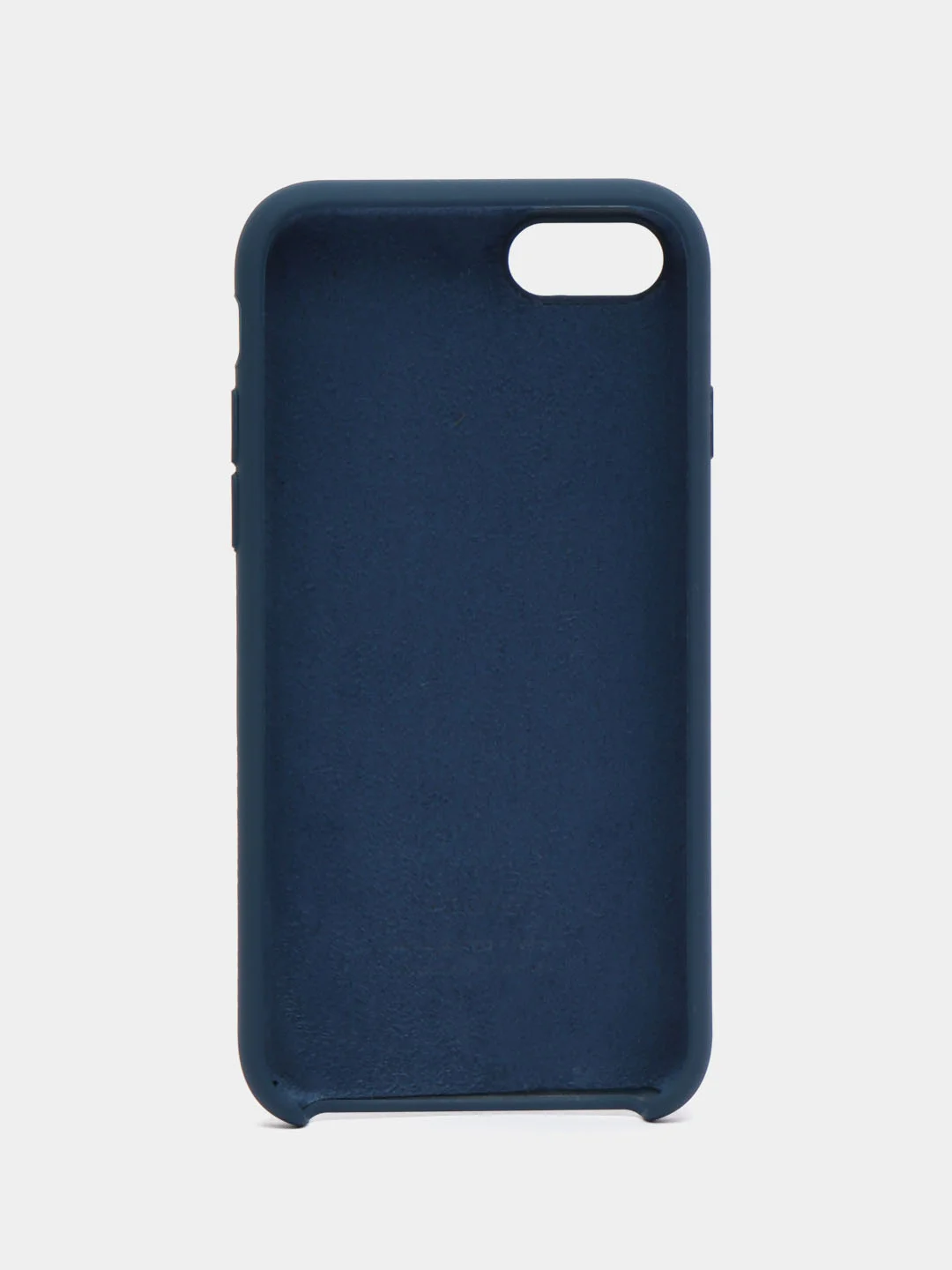 Темно-синий чехол Silicone Case для iPhone (айфон) 7, 8, XS, XR, 11, 12, 13, XS Max, Pro, Max, Plus, силиконовый
