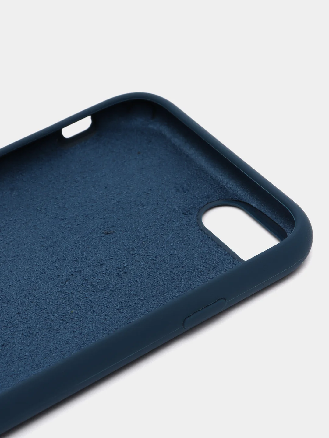 Темно-синий чехол Silicone Case для iPhone (айфон) 7, 8, XS, XR, 11, 12, 13, XS Max, Pro, Max, Plus, силиконовый