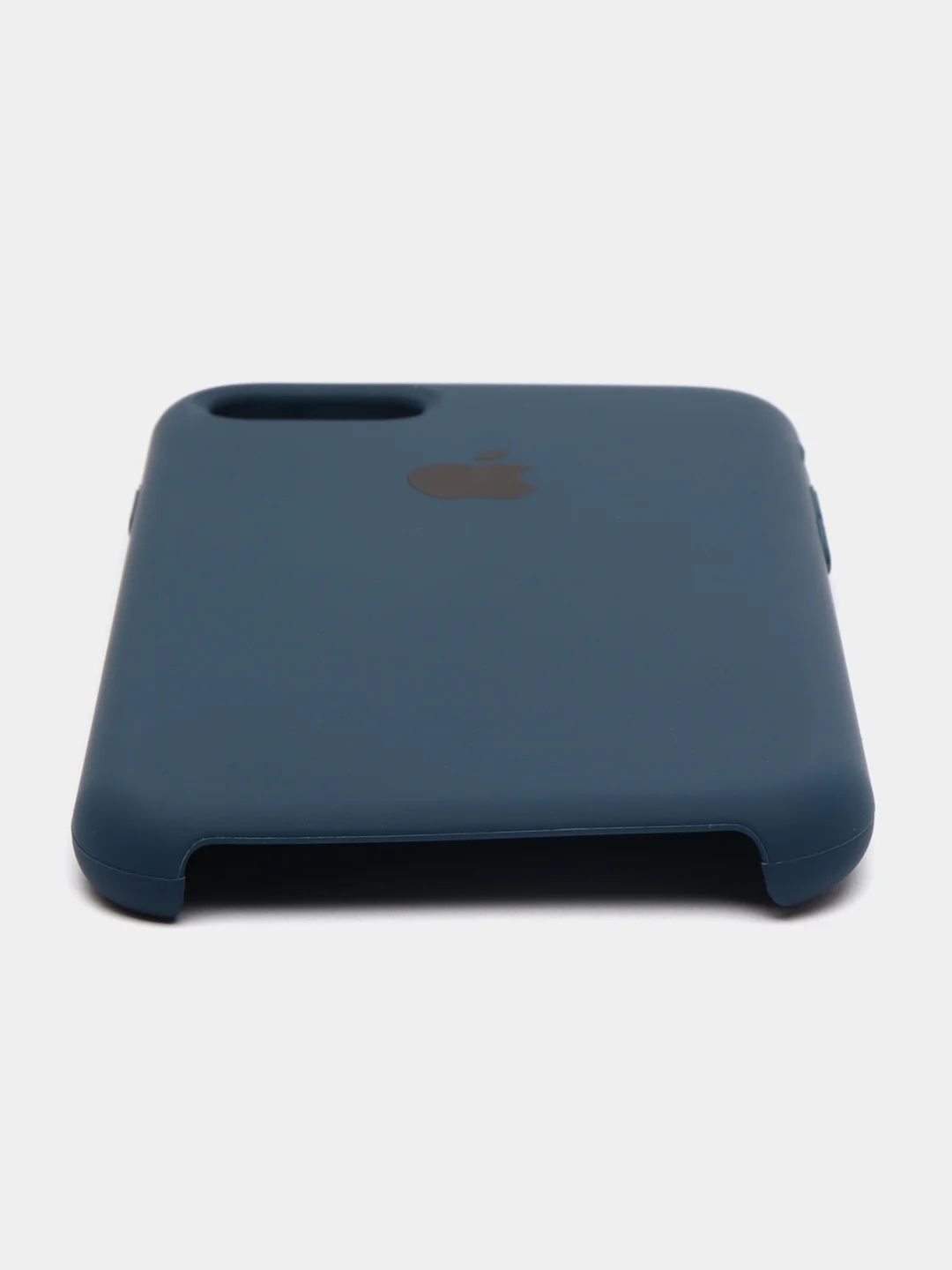 Темно-синий чехол Silicone Case для iPhone (айфон) 7, 8, XS, XR, 11, 12, 13, XS Max, Pro, Max, Plus, силиконовый