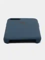 Темно-синий чехол Silicone Case для iPhone (айфон) 7, 8, XS, XR, 11, 12, 13, XS Max, Pro, Max, Plus, силиконовый