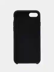 Черный чехол Silicone Case для iPhone (айфон) 7, 8, XS, XR, 11, 12, 13, XS Max, Pro, Max, Plus, силиконовый