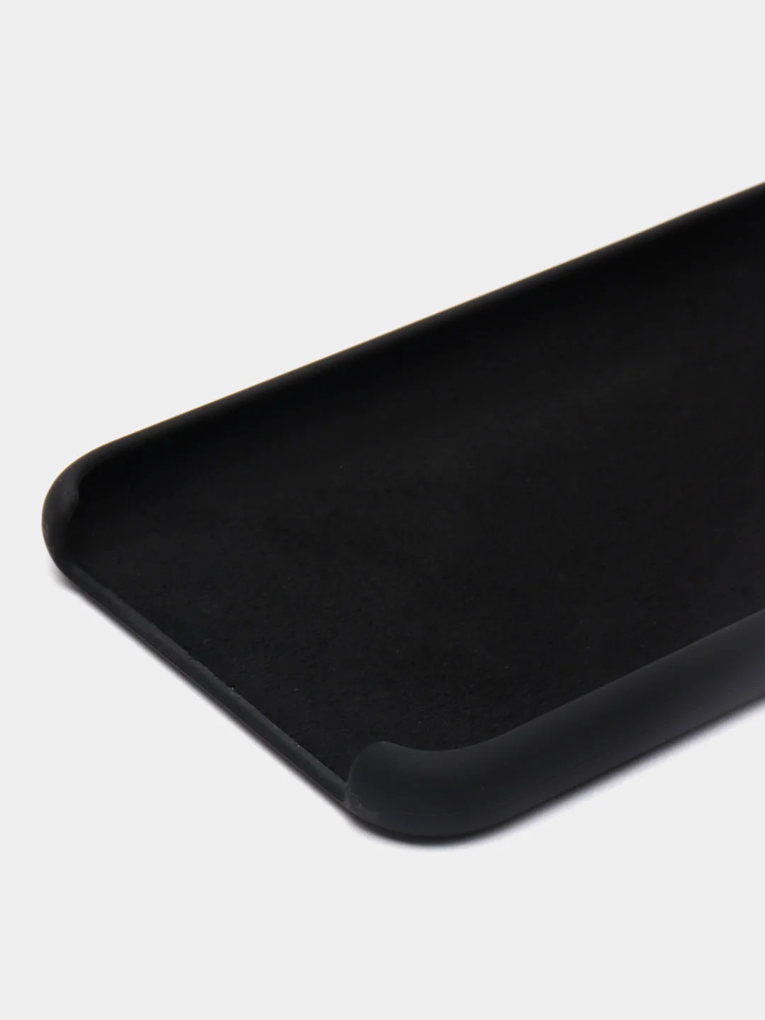 Черный чехол Silicone Case для iPhone (айфон) 7, 8, XS, XR, 11, 12, 13, XS Max, Pro, Max, Plus, силиконовый