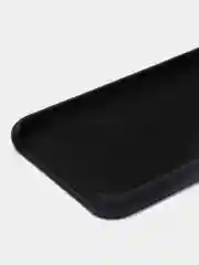 Черный чехол Silicone Case для iPhone (айфон) 7, 8, XS, XR, 11, 12, 13, XS Max, Pro, Max, Plus, силиконовый