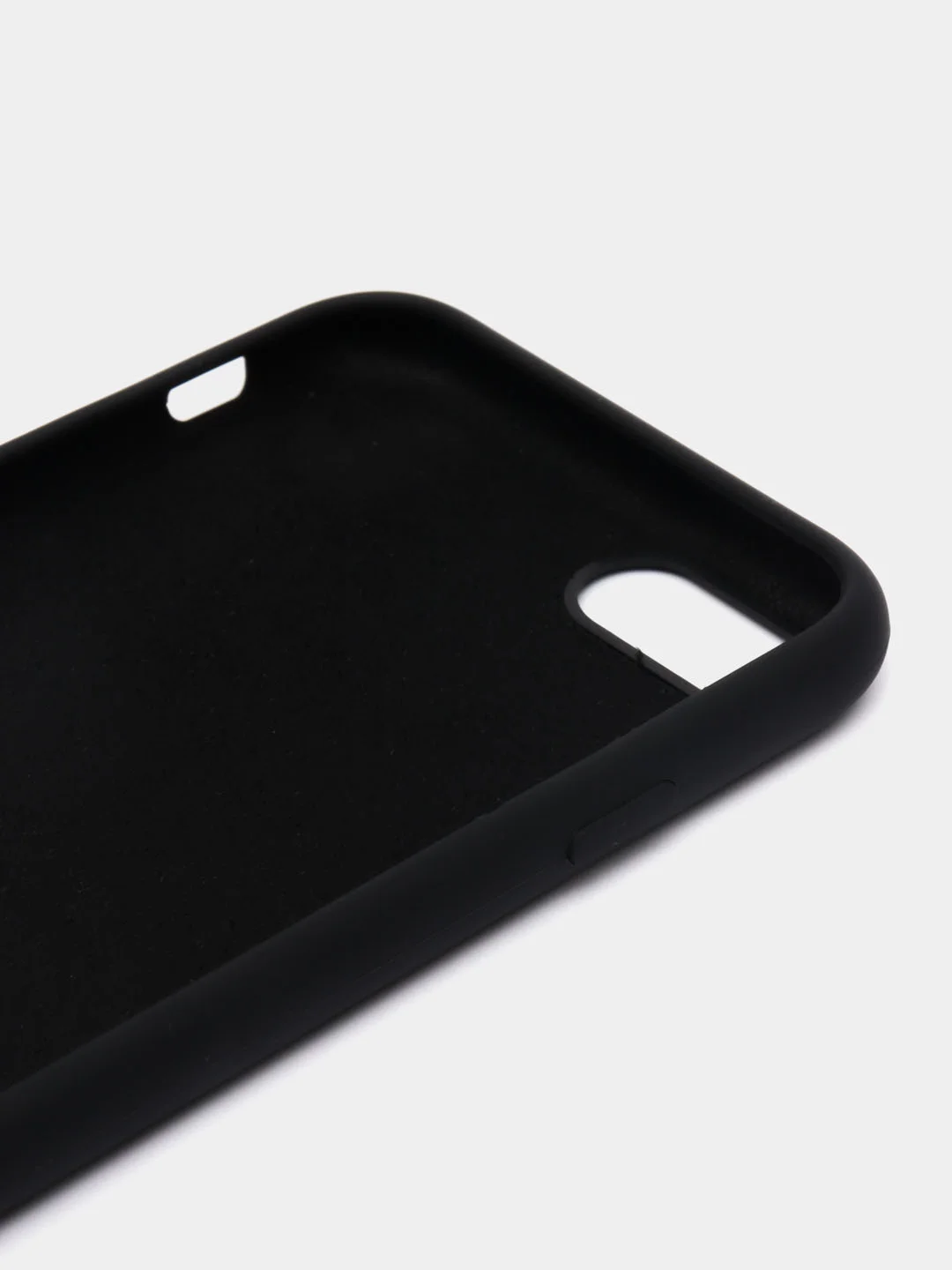 Черный чехол Silicone Case для iPhone (айфон) 7, 8, XS, XR, 11, 12, 13, XS Max, Pro, Max, Plus, силиконовый