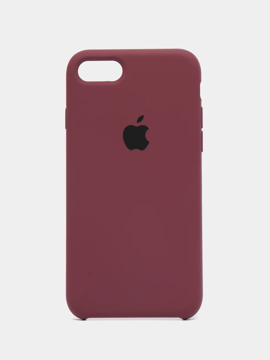 Бордовый чехол Silicone Case для iPhone (айфон) 7, 8, XS, XR, 11, 12, 13, XS Max, Pro, Max, Plus, силиконовый