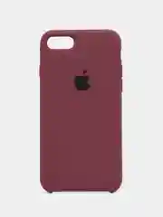 Бордовый чехол Silicone Case для iPhone (айфон) 7, 8, XS, XR, 11, 12, 13, XS Max, Pro, Max, Plus, силиконовый