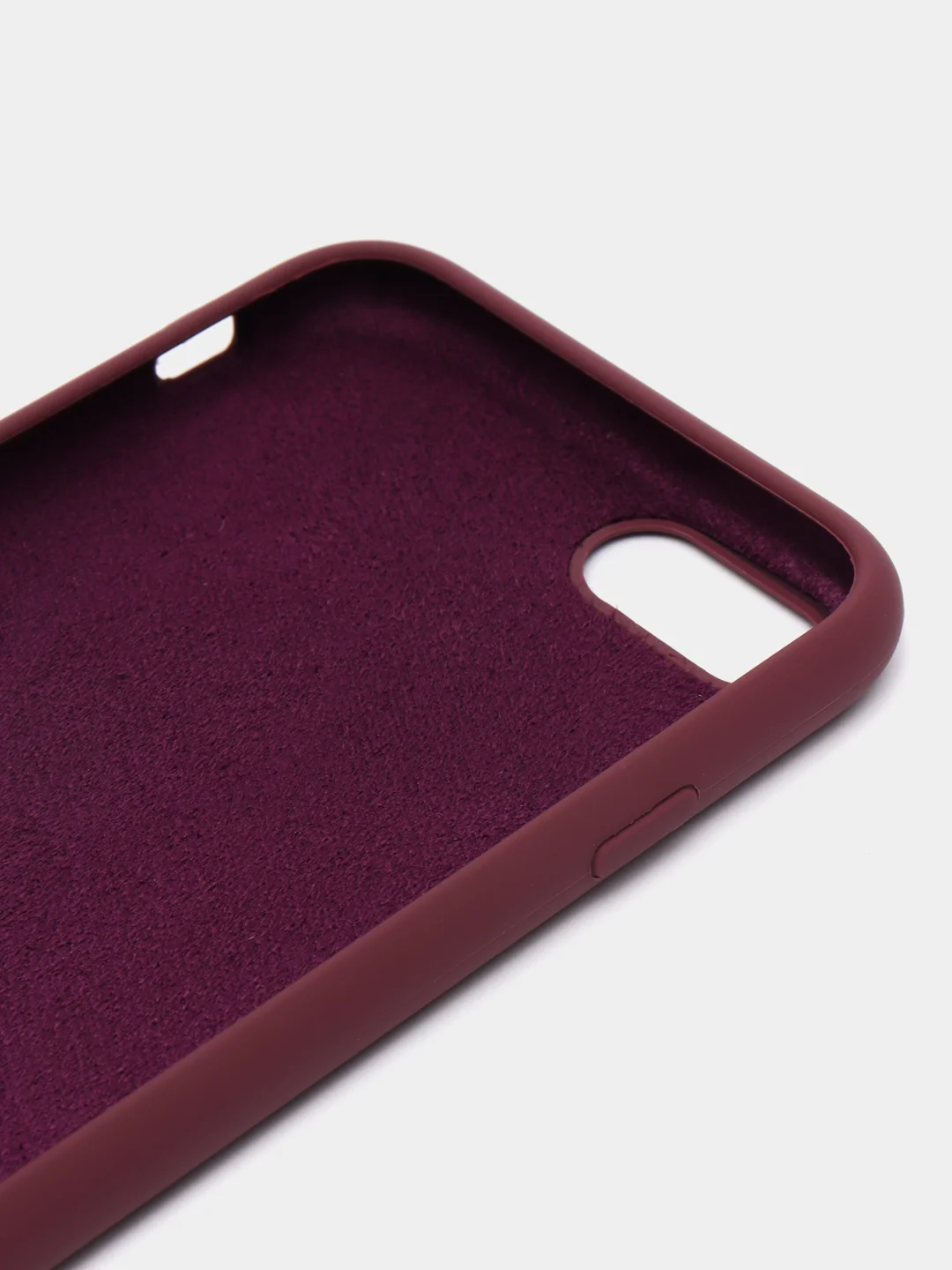 Бордовый чехол Silicone Case для iPhone (айфон) 7, 8, XS, XR, 11, 12, 13, XS Max, Pro, Max, Plus, силиконовый