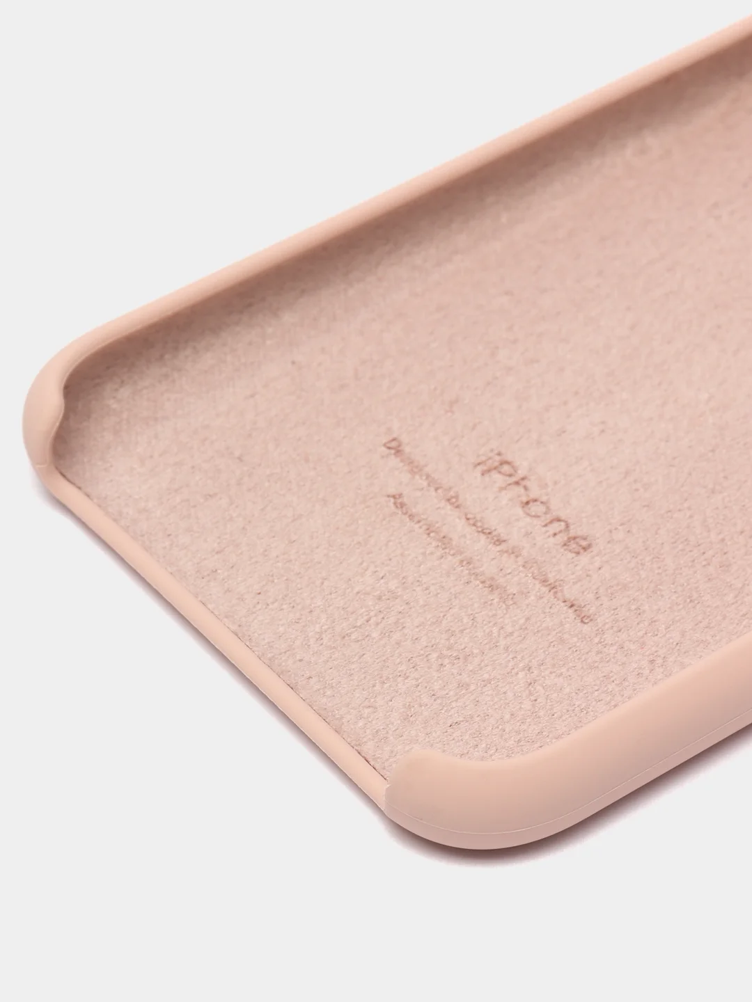 Бежевый меланж чехол Silicone Case для iPhone (айфон) 7, 8, XS, XR, 11, 12, 13, XS Max, Pro, Max, Plus, силиконовый