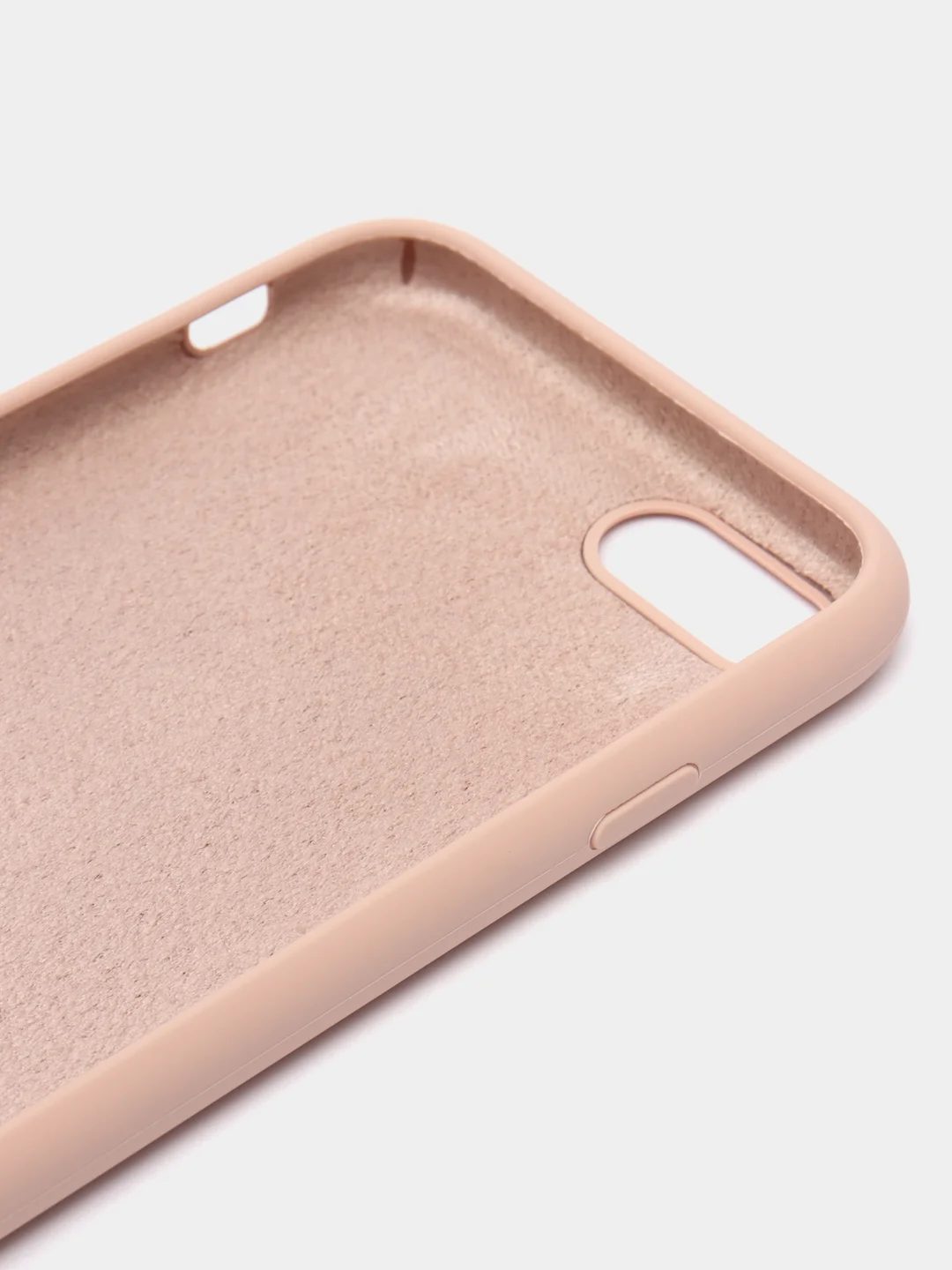 Бежевый меланж чехол Silicone Case для iPhone (айфон) 7, 8, XS, XR, 11, 12, 13, XS Max, Pro, Max, Plus, силиконовый