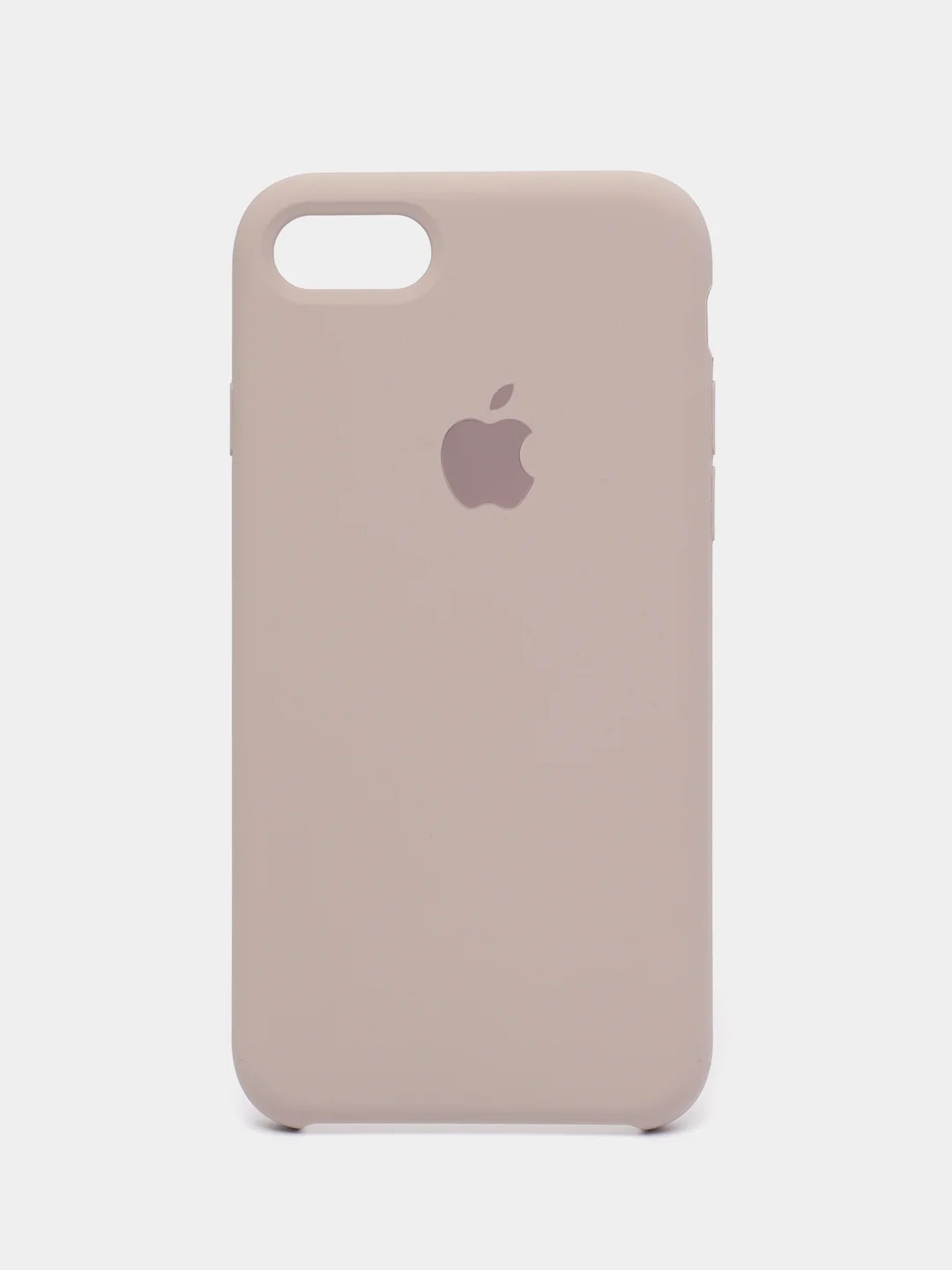 Серый чехол Silicone Case для iPhone (айфон) 7, 8, XS, XR, 11, 12, 13, XS Max, Pro, Max, Plus, силиконовый