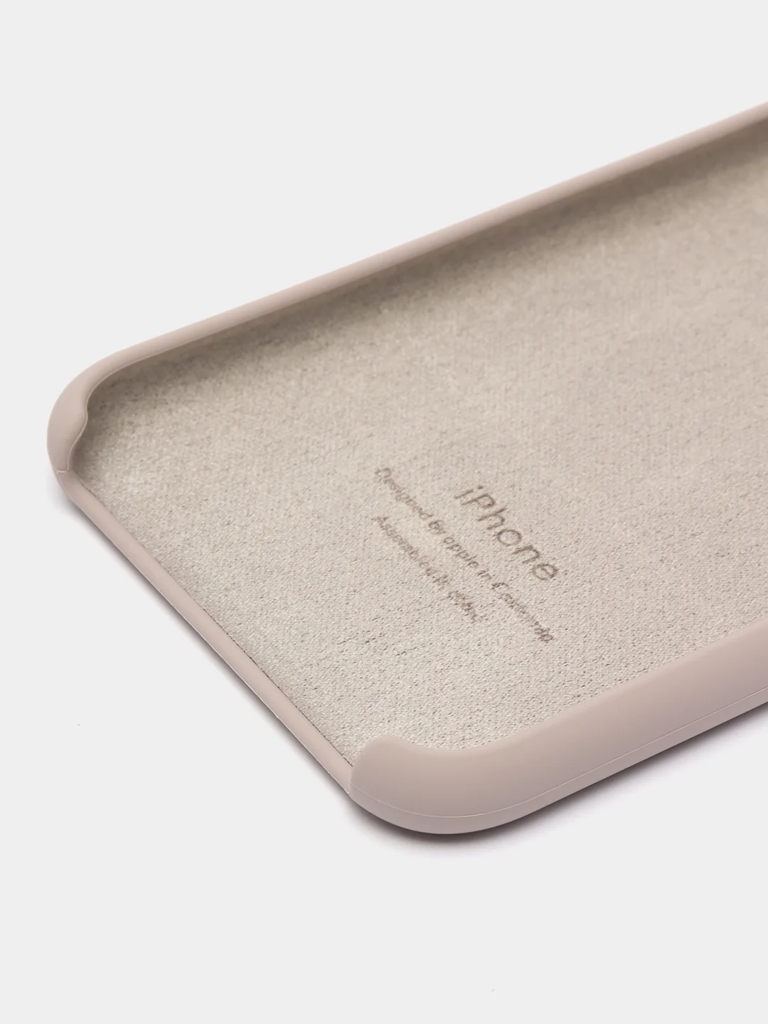 Серый чехол Silicone Case для iPhone (айфон) 7, 8, XS, XR, 11, 12, 13, XS Max, Pro, Max, Plus, силиконовый