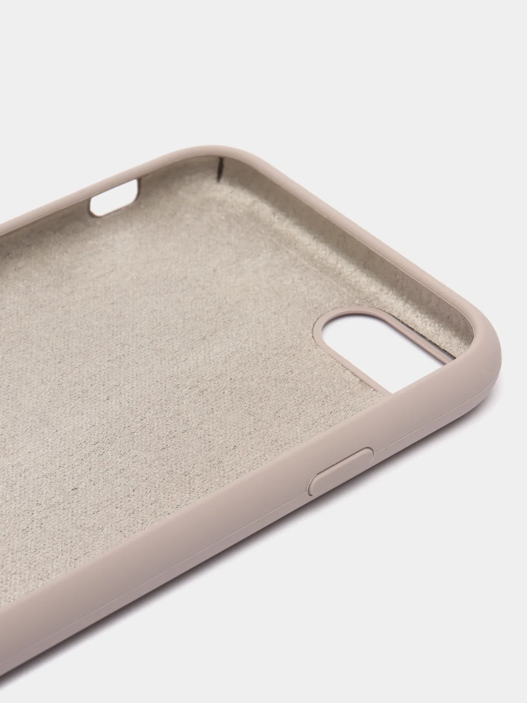 Серый чехол Silicone Case для iPhone (айфон) 7, 8, XS, XR, 11, 12, 13, XS Max, Pro, Max, Plus, силиконовый