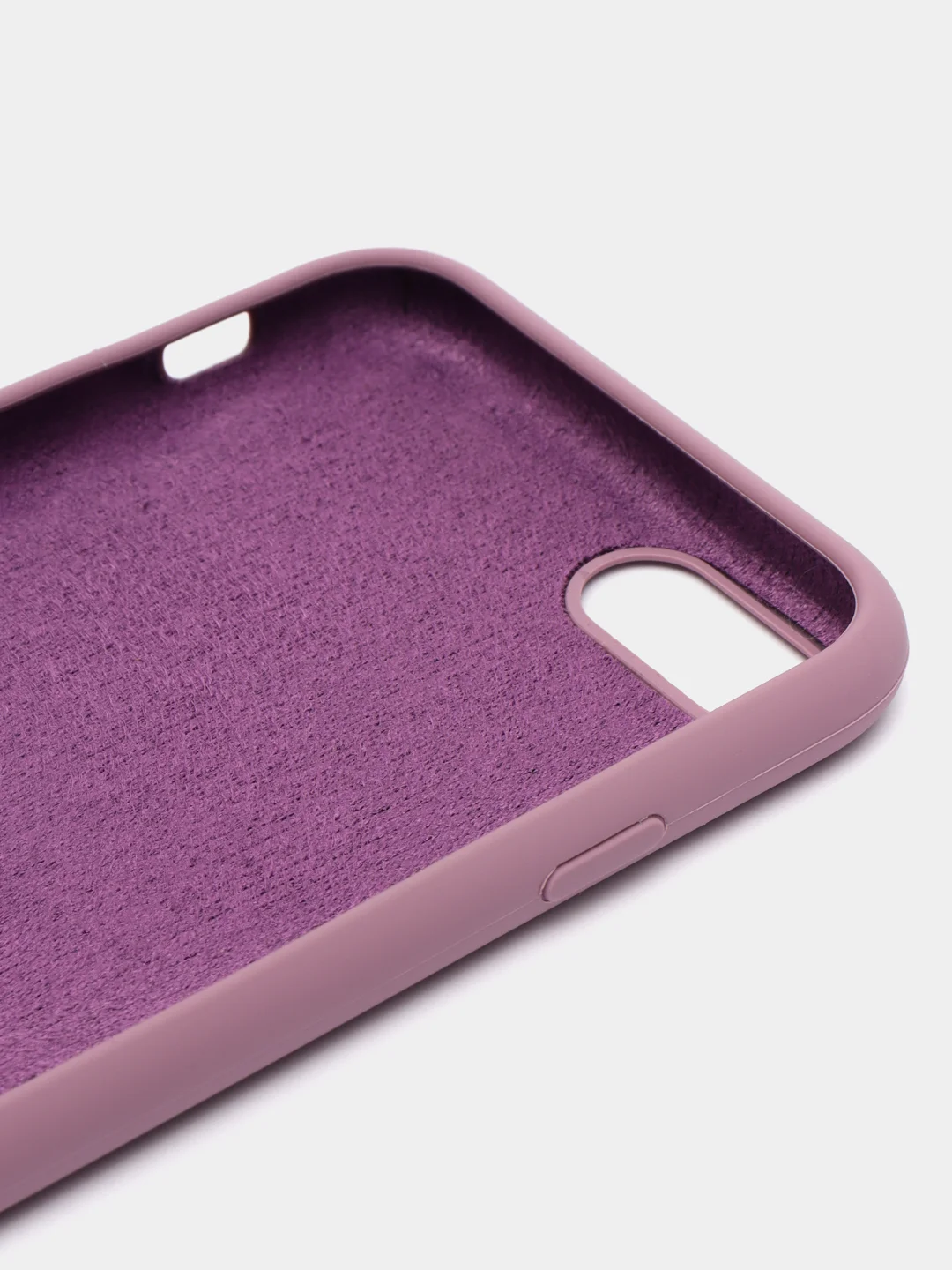 Сиреневый чехол Silicone Case для iPhone (айфон) 7, 8, XS, XR, 11, 12, 13, XS Max, Pro, Max, Plus, силиконовый