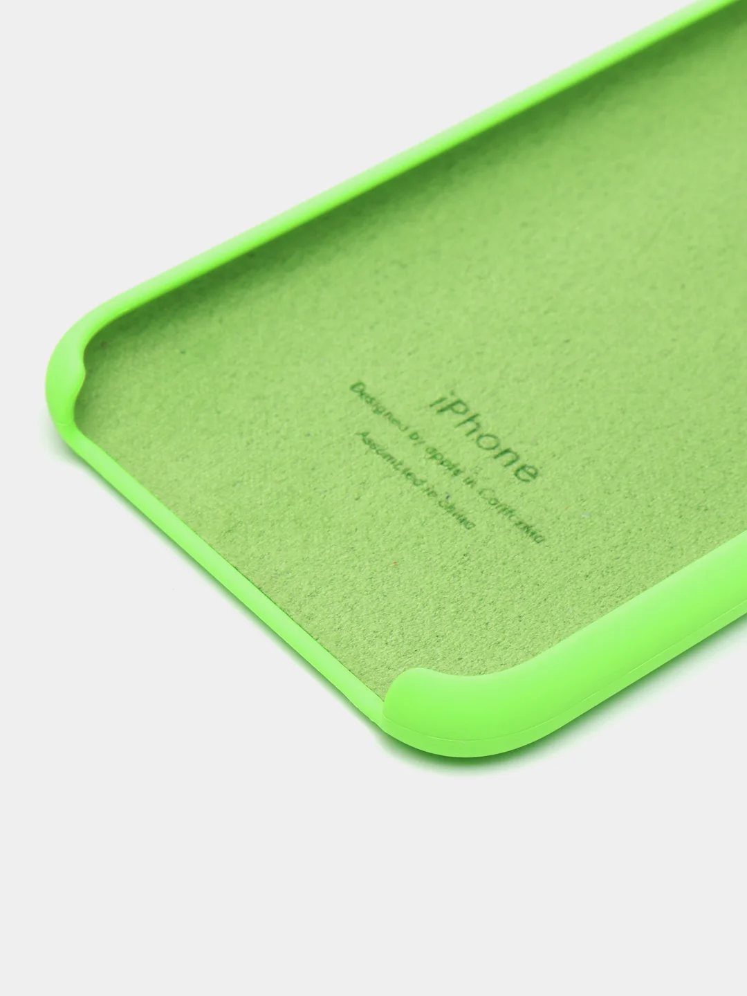Лайм чехол Silicone Case для iPhone (айфон) 7, 8, XS, XR, 11, 12, 13, XS Max, Pro, Max, Plus, силиконовый