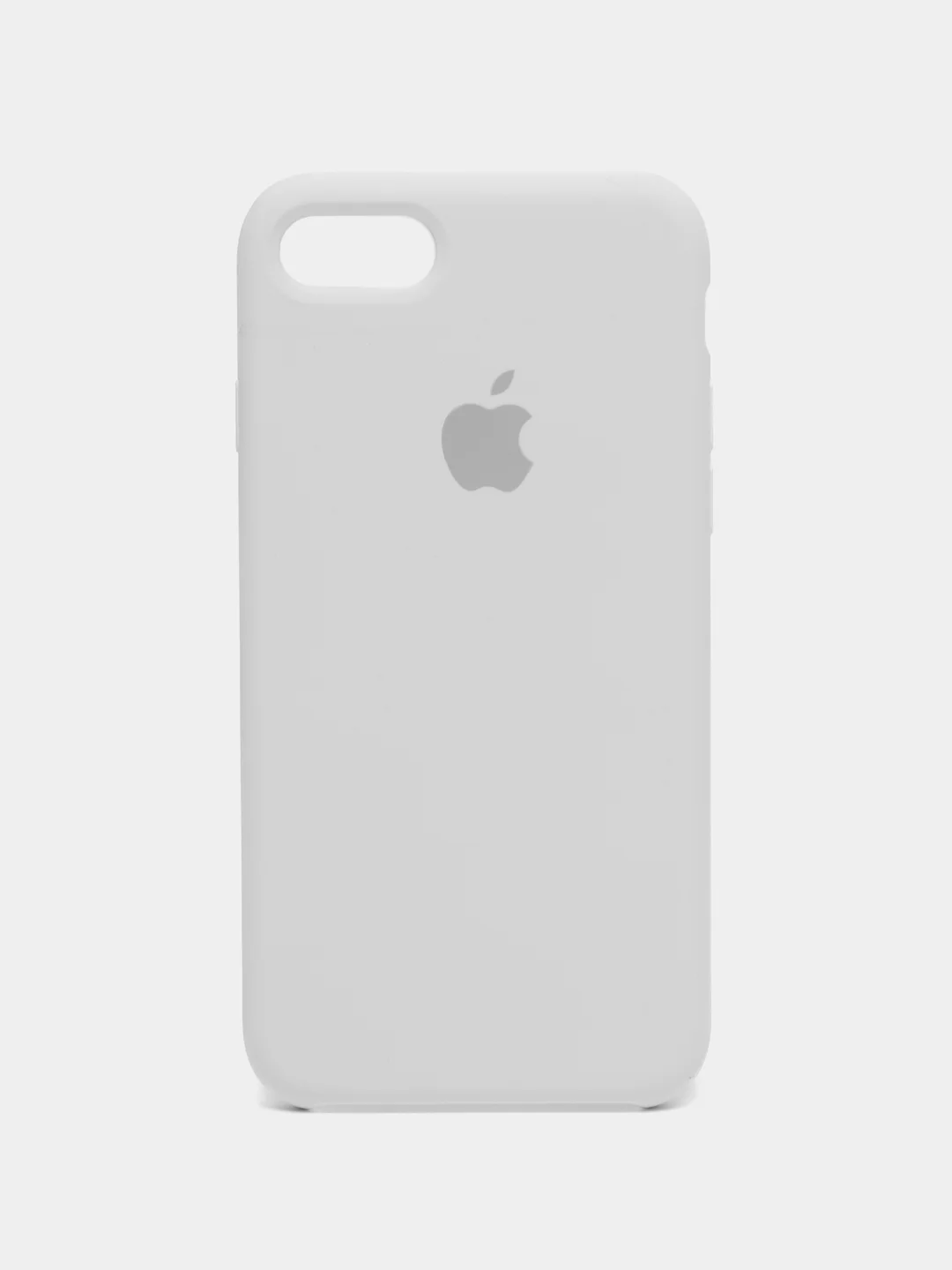 Белый чехол Silicone Case для iPhone (айфон) 7, 8, XS, XR, 11, 12, 13, XS Max, Pro, Max, Plus, силиконовый