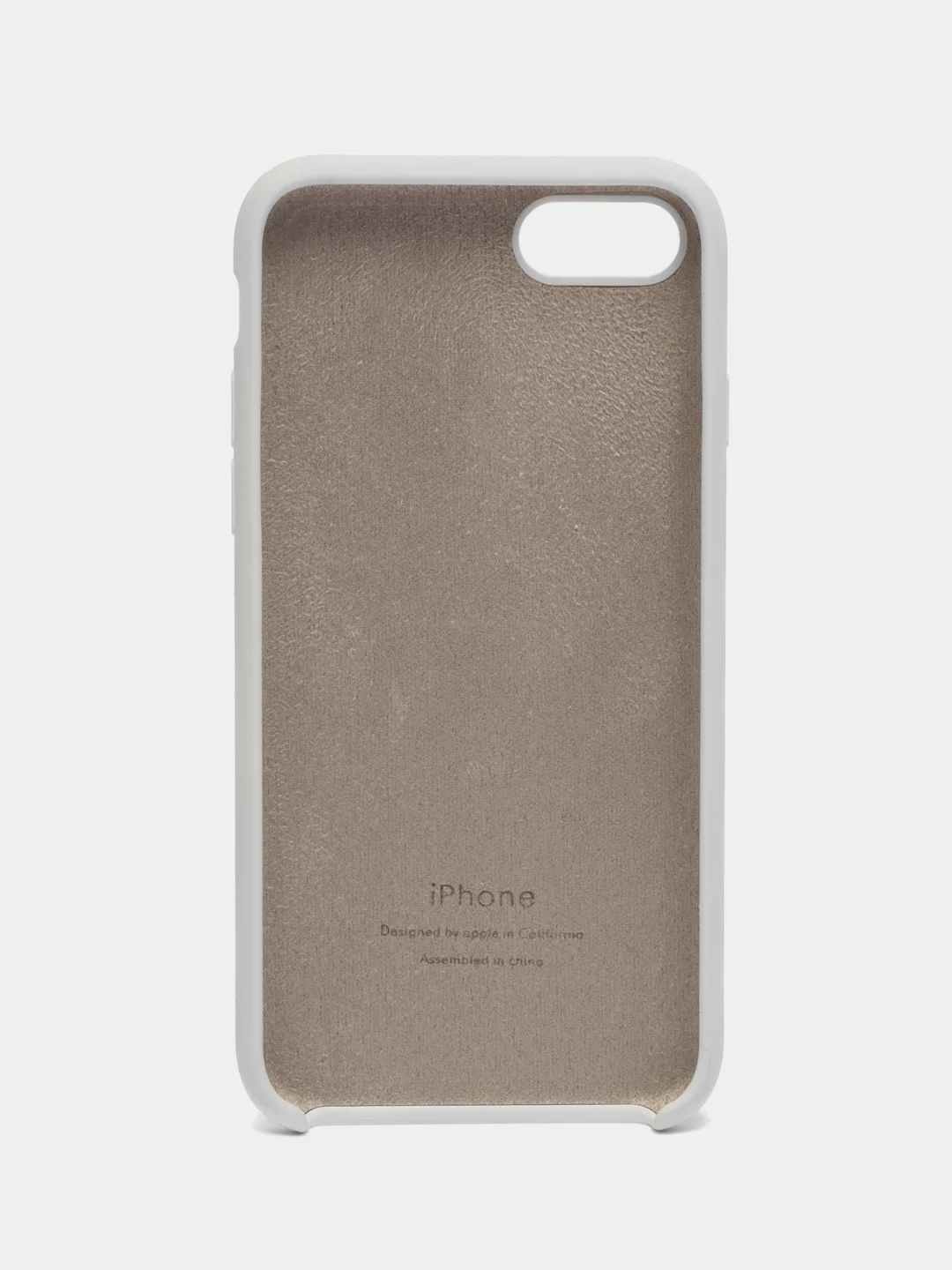 Белый чехол Silicone Case для iPhone (айфон) 7, 8, XS, XR, 11, 12, 13, XS Max, Pro, Max, Plus, силиконовый