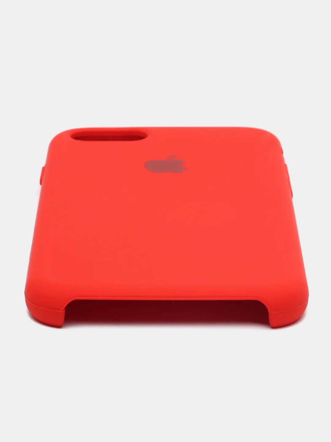 Красный чехол Silicone Case для iPhone (айфон) 7, 8, XS, XR, 11, 12, 13, XS Max, Pro, Max, Plus, силиконовый