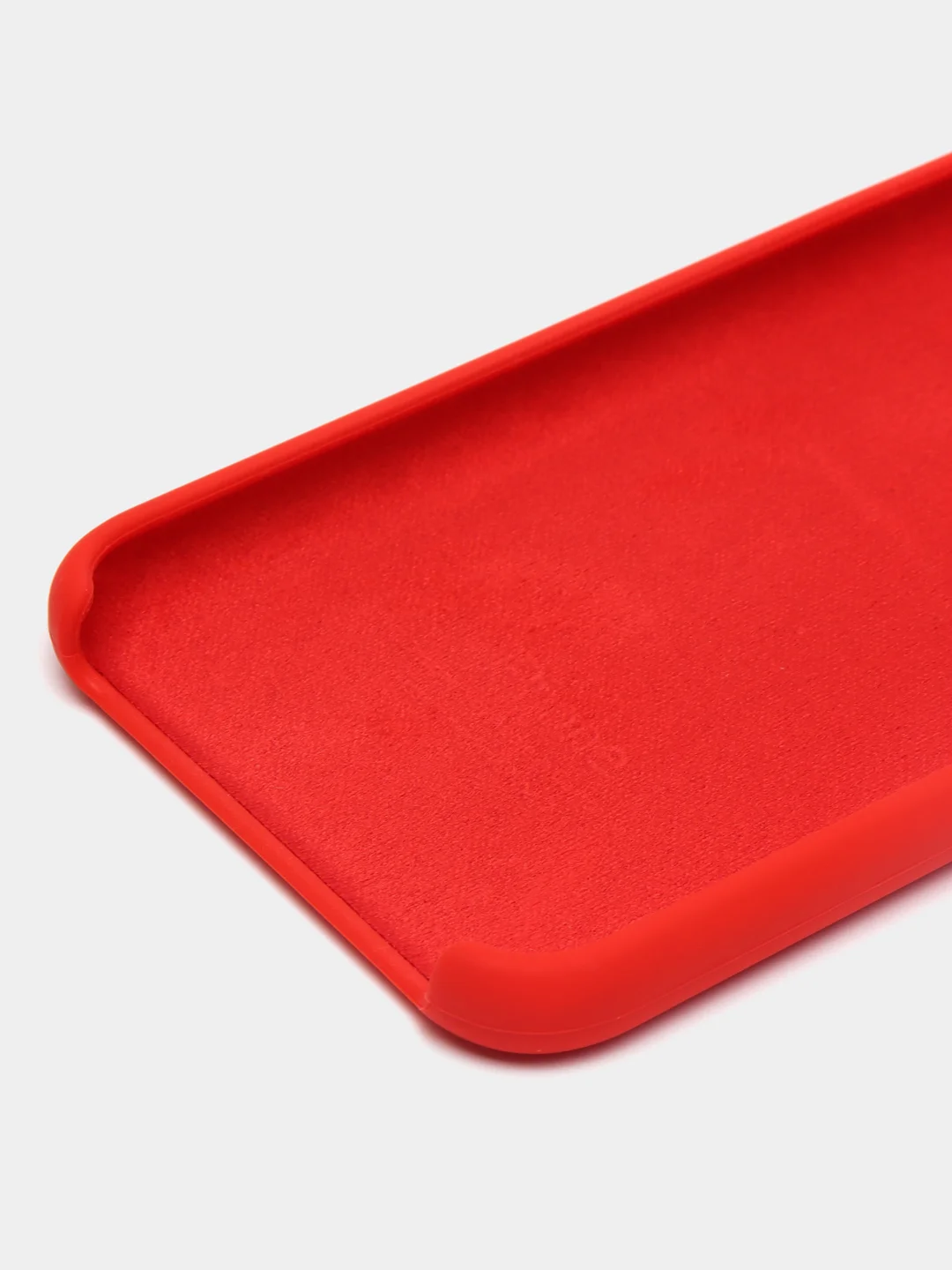 Красный чехол Silicone Case для iPhone (айфон) 7, 8, XS, XR, 11, 12, 13, XS Max, Pro, Max, Plus, силиконовый