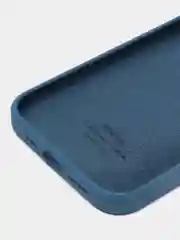Синий чехол Silicone Case для iPhone (айфон) 7, 8, XS, XR, 11, 12, 13, XS Max, Pro, Max, Plus, силиконовый
