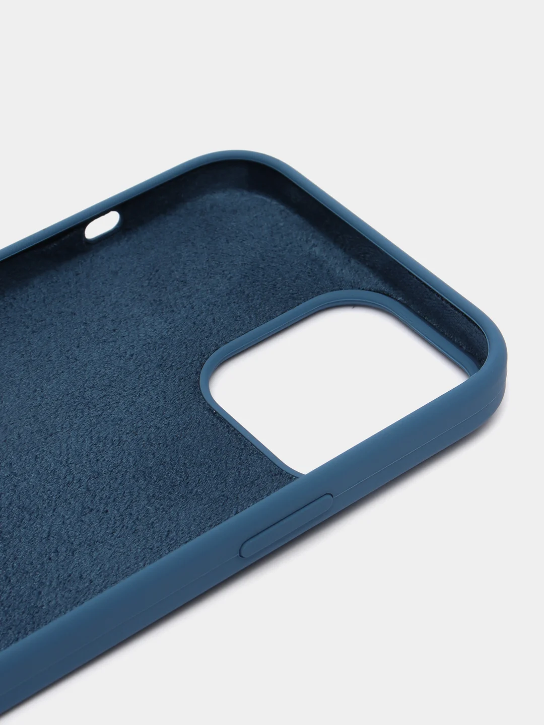 Синий чехол Silicone Case для iPhone (айфон) 7, 8, XS, XR, 11, 12, 13, XS Max, Pro, Max, Plus, силиконовый