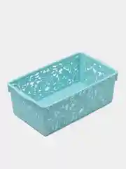 Голубой корзина ажурная 32х18х11 см
