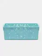 Голубой корзина ажурная 32х18х11 см