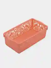 Розовый корзина ажурная пластиковая 29х15х9 см