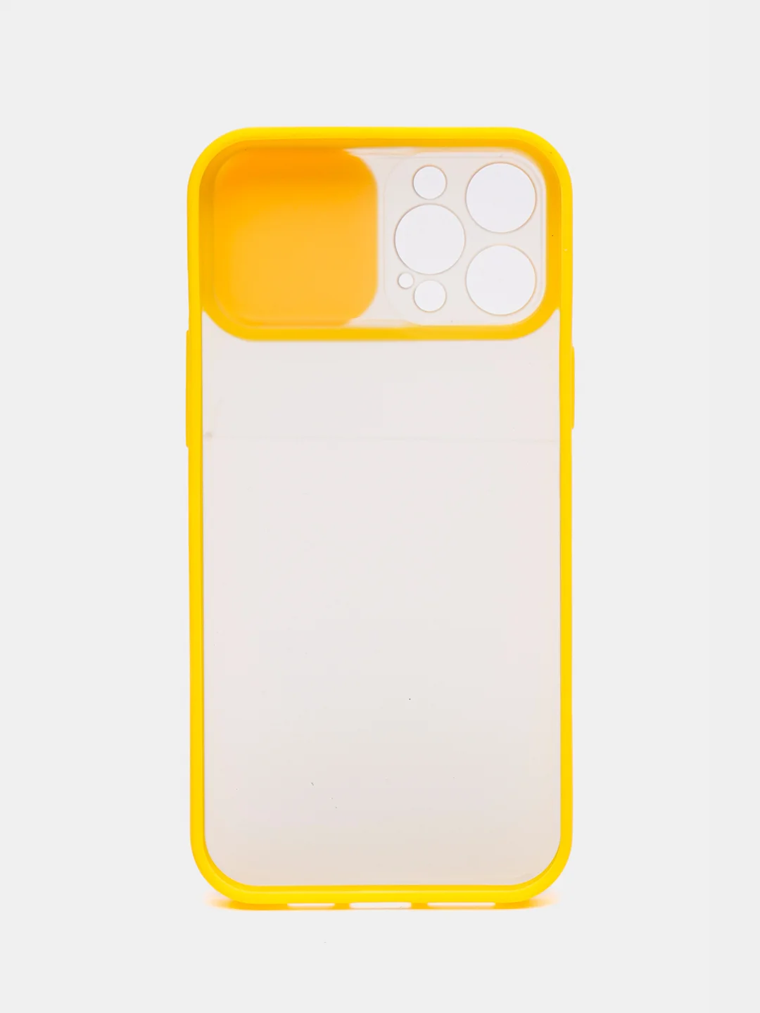 Желтый чехол для Айфон iPhone 11 Pro, Max 12, 13 mini, 14 Plus, 15 с защитой для камеры