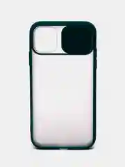 Зеленый чехол для Айфон iPhone 11 Pro, Max 12, 13 mini, 14 Plus, 15 с защитой для камеры